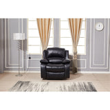Betsy Furniture 3 Piece Bonded Leather Power Reclining Living Room Set, Sofa, Loveseat and Chair