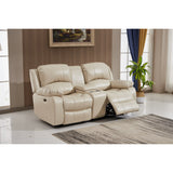Betsy Furniture 3 Piece Bonded Leather Power Reclining Living Room Set, Sofa, Loveseat and Chair