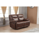 Betsy Furniture 3 Piece Bonded Leather Reclining Living Room Set, Sofa, Loveseat and Glider Chair