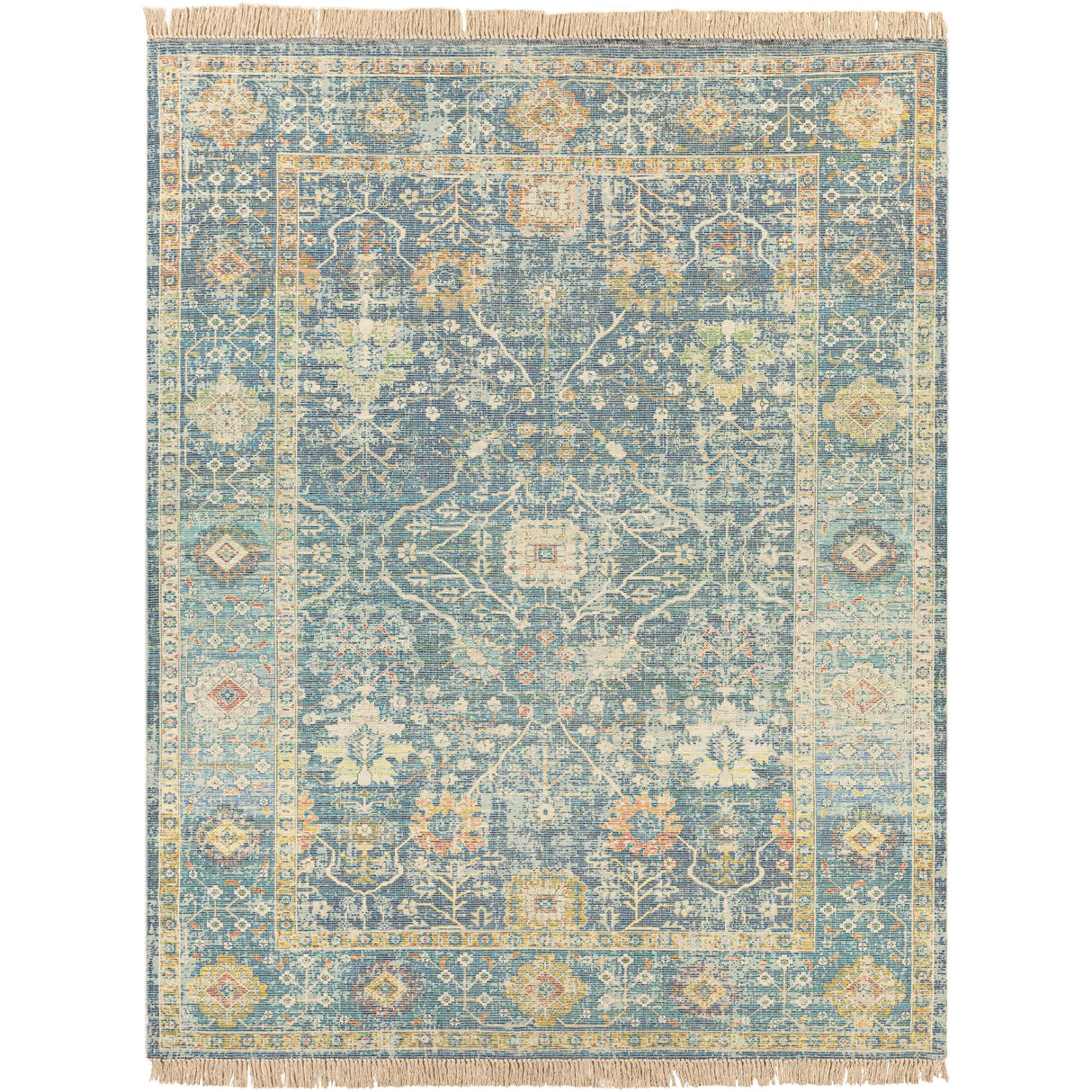 Livabliss Betsy Handmade Persian Floral Cotton Area Rug