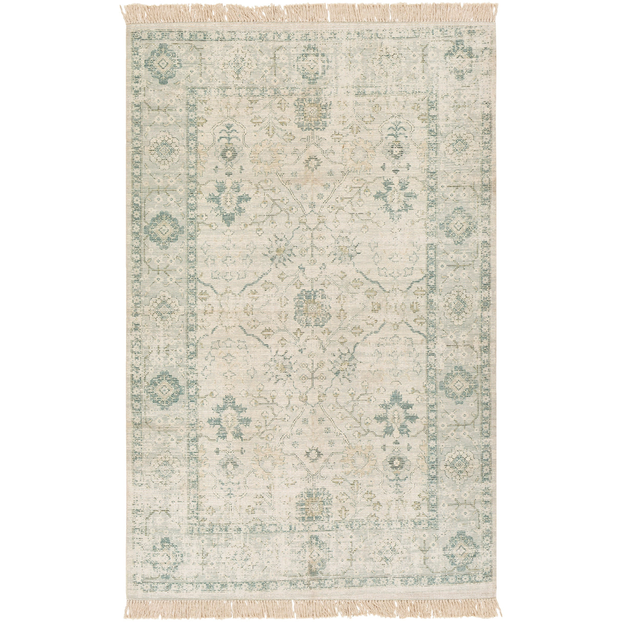 Livabliss Betsy Handmade Persian Floral Cotton Area Rug