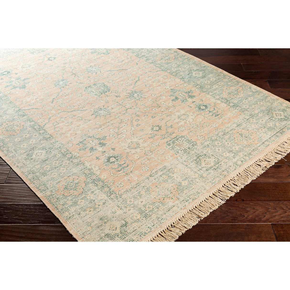 Livabliss Betsy Handmade Persian Floral Cotton Area Rug