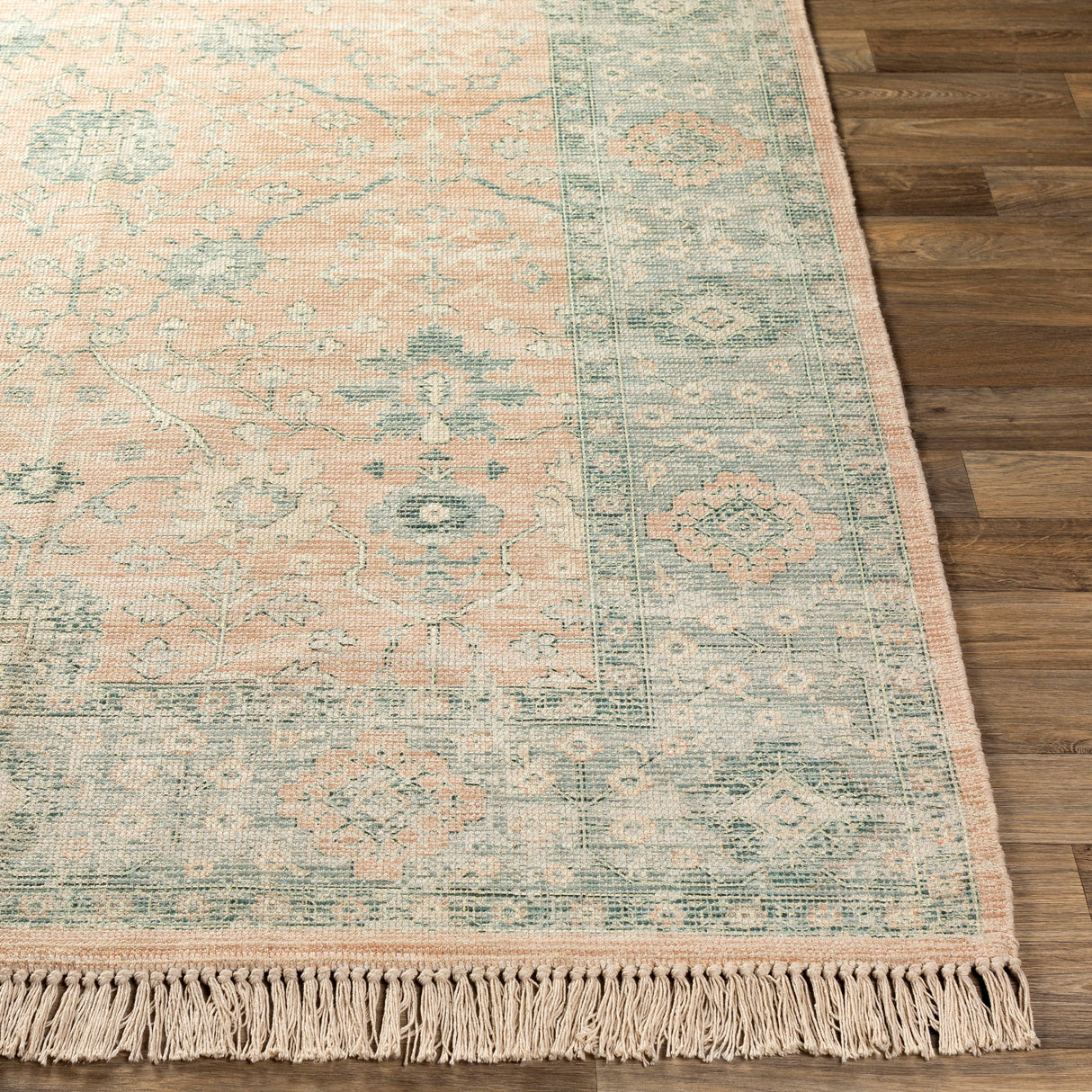 Livabliss Betsy Handmade Persian Floral Cotton Area Rug
