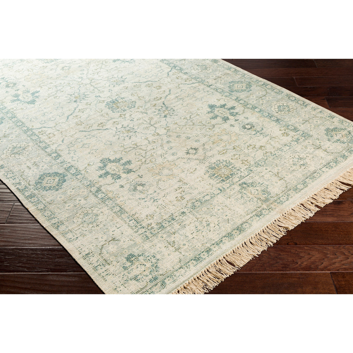 Livabliss Betsy Handmade Persian Floral Cotton Area Rug