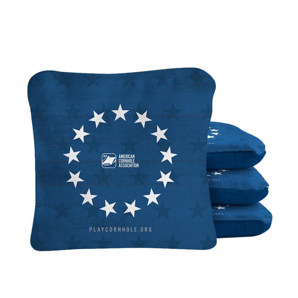 Betsy Ross Blue Dual Sided Cornhole Bags