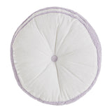 Better Trends Bloomfield Round Pillow 100% Cotton Tufted Chenille in Floral Design
