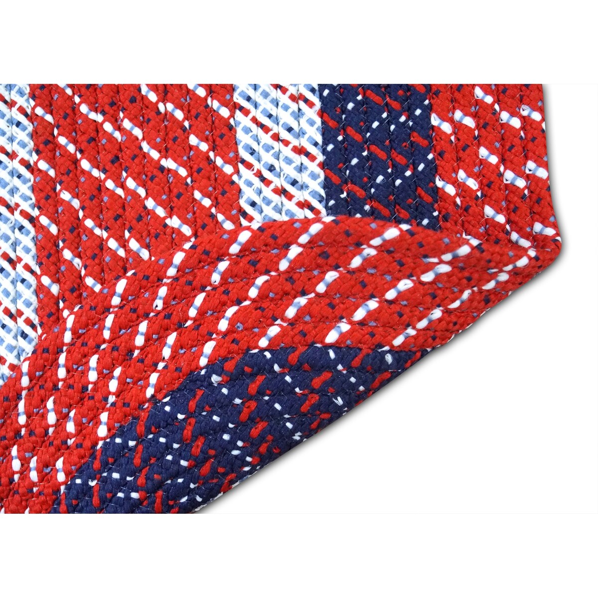 Better Trends Country Braid 100% Polypropylene 3 Pc Set Stain Resistant, Double Sided Reversible Indoor Area Utility Rug