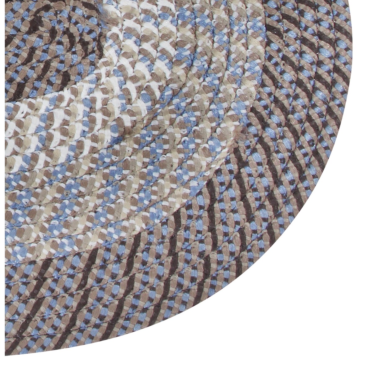 Better Trends Country Braid 100% Polypropylene 3 Pc Set Stain Resistant, Double Sided Reversible Indoor Area Utility Rug