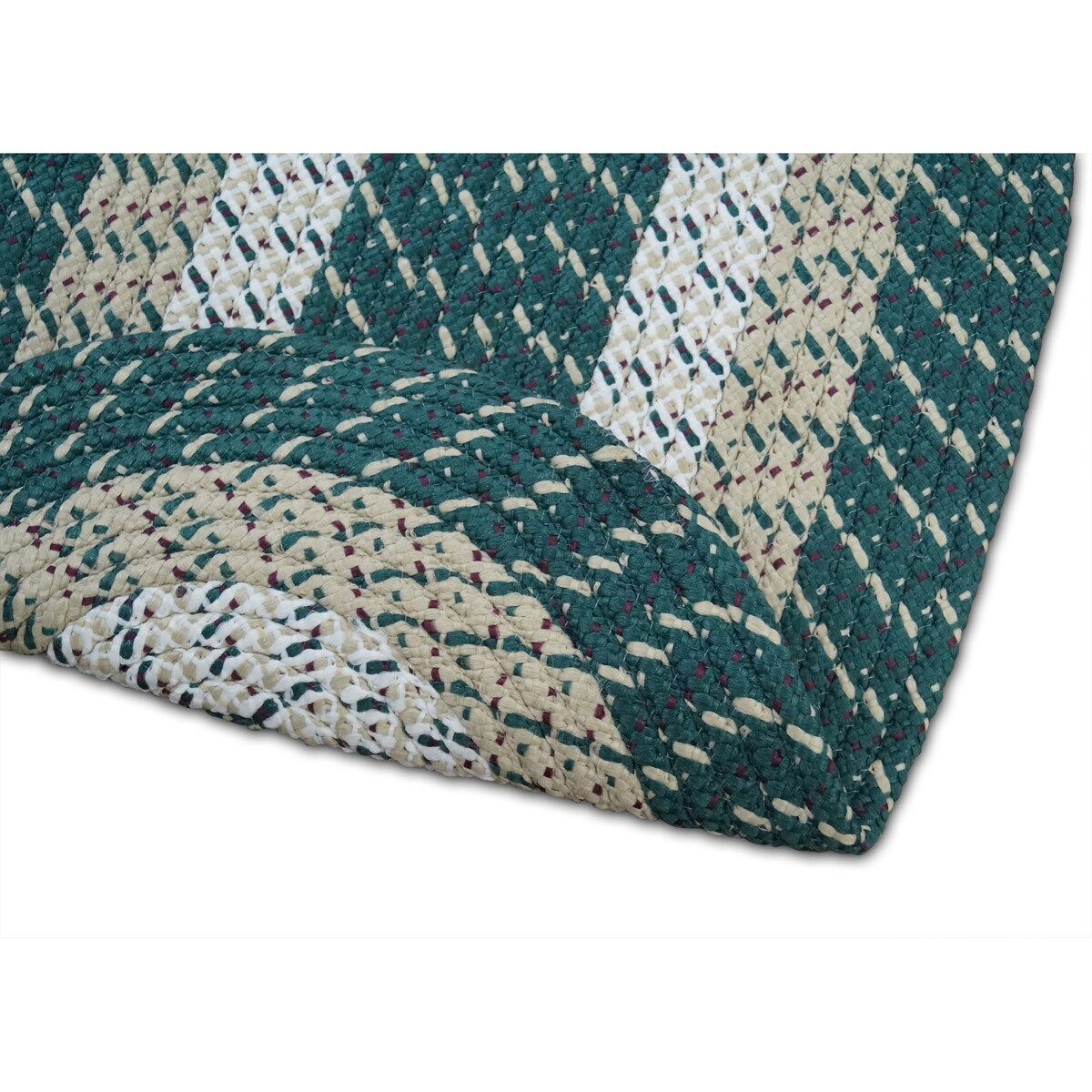 Better Trends Country Braid 100% Polypropylene 3 Pc Set Stain Resistant, Double Sided Reversible Indoor Area Utility Rug