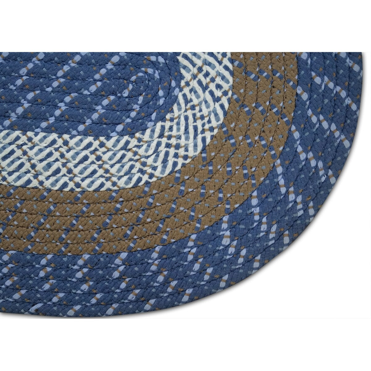 Better Trends Country Braid 100% Polypropylene 3 Pc Set Stain Resistant, Double Sided Reversible Indoor Area Utility Rug