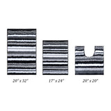 Better Trends Bath Rug 100% Polyester Super Absorbent Anti-Skid TPR Backing Bathroom Rug For Shower,Sink Mats Griffie Collection