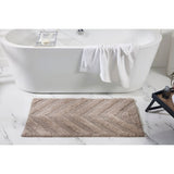 Better Trends Bathroom Rug Set 100% Cotton Tufted Water Absorbent Bath Rug for Shower, Sink Mats Machine Wash Hugo Collection