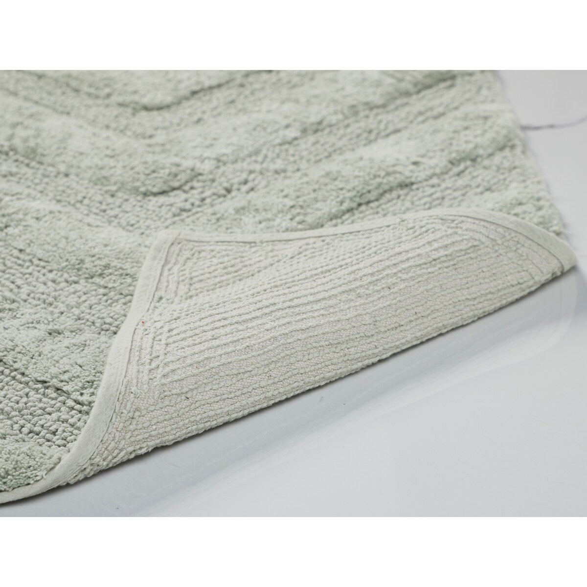 Better Trends Bathroom Rug Set 100% Cotton Tufted Water Absorbent Bath Rug for Shower, Sink Mats Machine Wash Hugo Collection