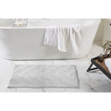 Better Trends Bathroom Rug Set 100% Cotton Tufted Water Absorbent Bath Rug for Shower, Sink Mats Machine Wash Hugo Collection