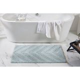 Better Trends Bathroom Rug Set 100% Cotton Tufted Water Absorbent Bath Rug for Shower, Sink Mats Machine Wash Hugo Collection