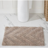 Better Trends Bathroom Rug Set 100% Cotton Tufted Water Absorbent Bath Rug for Shower, Sink Mats Machine Wash Hugo Collection