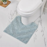 Better Trends Bathroom Rug Set 100% Cotton Tufted Water Absorbent Bath Rug for Shower, Sink Mats Machine Wash Hugo Collection