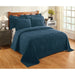 Better Trends Chenille Bedspread Set w/Sham 100% Cotton Soft Lightweight All-Season Fluffy & Cozy Bedding Set Jullian Collection