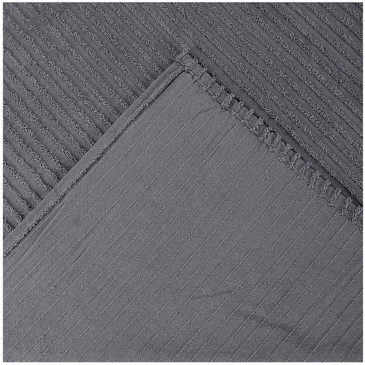 Better Trends Chenille Bedspread Set w/Sham 100% Cotton Soft Lightweight All-Season Fluffy & Cozy Bedding Set Jullian Collection