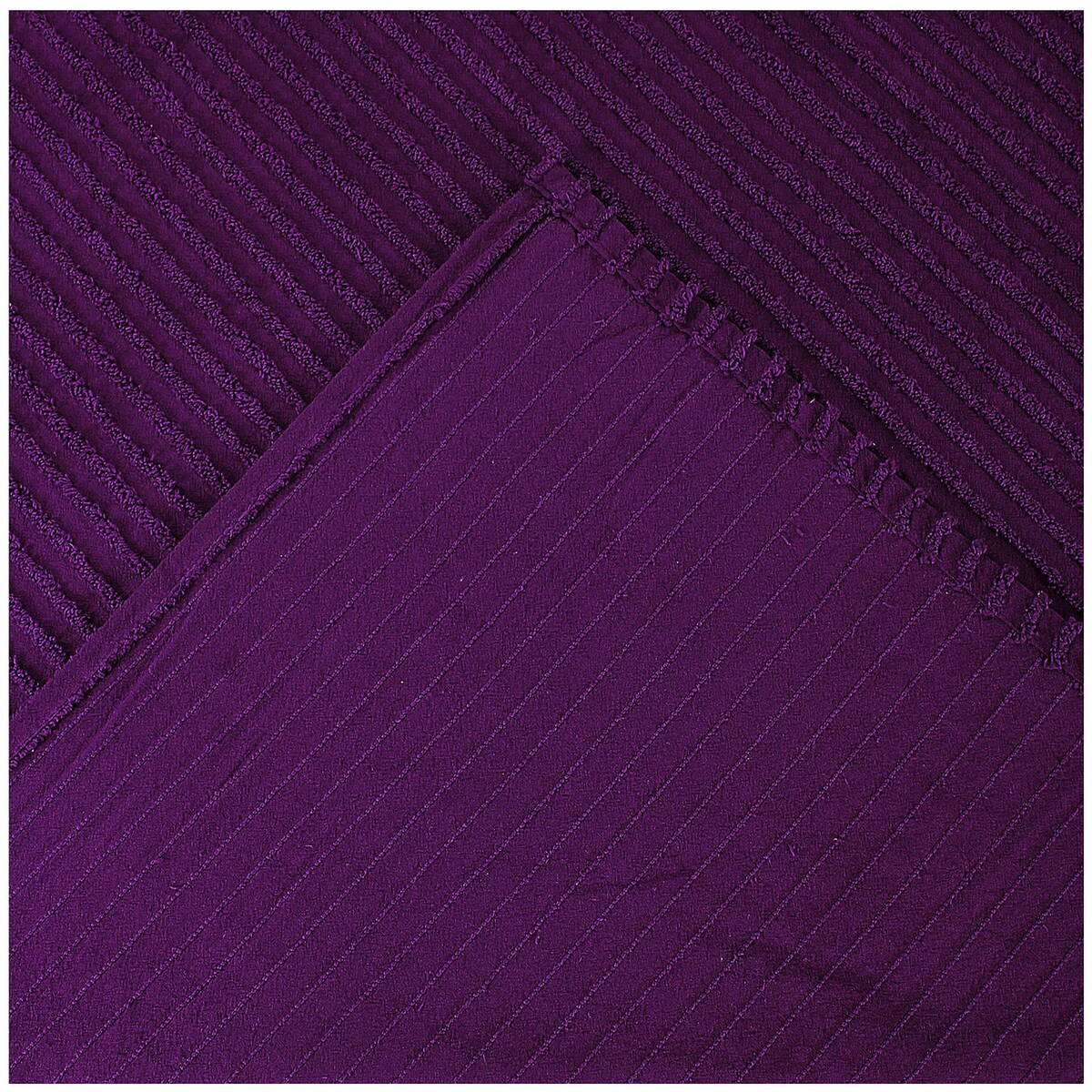 Better Trends Chenille Bedspread Set w/Sham 100% Cotton Soft Lightweight All-Season Fluffy & Cozy Bedding Set Jullian Collection