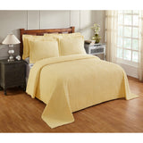 Better Trends Chenille Bedspread Set w/Sham 100% Cotton Soft Lightweight All-Season Fluffy & Cozy Bedding Set Jullian Collection