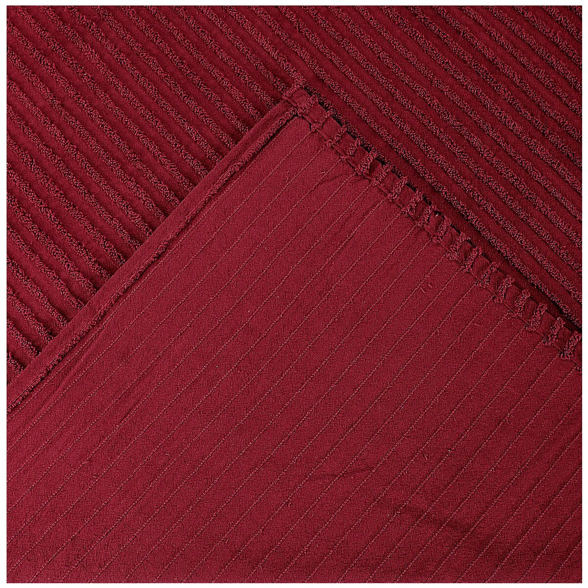 Better Trends Chenille Bedspread Set w/Sham 100% Cotton Soft Lightweight All-Season Fluffy & Cozy Bedding Set Jullian Collection