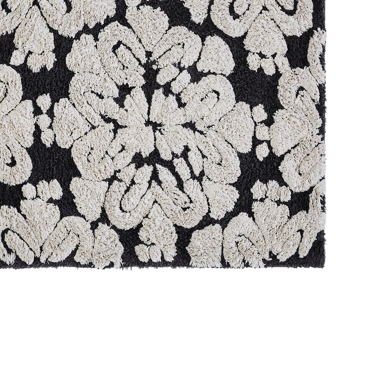 Better Trends Medallion Collection 100% Cotton 2-Pc Set Bathroom Rugs-Soft & Super Absorbent, Non-Skid Latex, Machine Washable