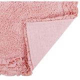 Better Trends Shaggy Border Collection Bathroom Rug -100% Cotton Tufted, Non-Skid Spray Latex Backing, Machine Washable Bath Mat