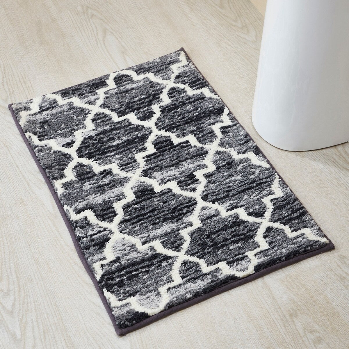 Better Trends Savio Collection 3 Pc Set Bathroom Rug - 100% Micro Polyester with Gel Foam Backing, Machine Washable Bath Mat