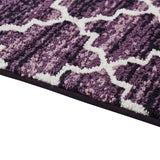 Better Trends Savio Collection 3 Pc Set Bathroom Rug - 100% Micro Polyester with Gel Foam Backing, Machine Washable Bath Mat