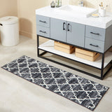 Better Trends Savio Collection 3 Pc Set Bathroom Rug - 100% Micro Polyester with Gel Foam Backing, Machine Washable Bath Mat