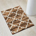 Better Trends Savio Collection 3 Pc Set Bathroom Rug - 100% Micro Polyester with Gel Foam Backing, Machine Washable Bath Mat
