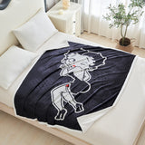 Betty Boop Super Soft Fleece Plush Throw Blanket 50"x60", 60"x80"