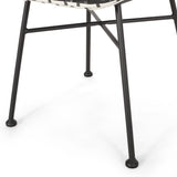 Beulah Outdoor Faux Wicker Chat Set by Christopher Knight Home