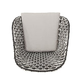 Beulah Outdoor Faux Wicker Chat Set by Christopher Knight Home