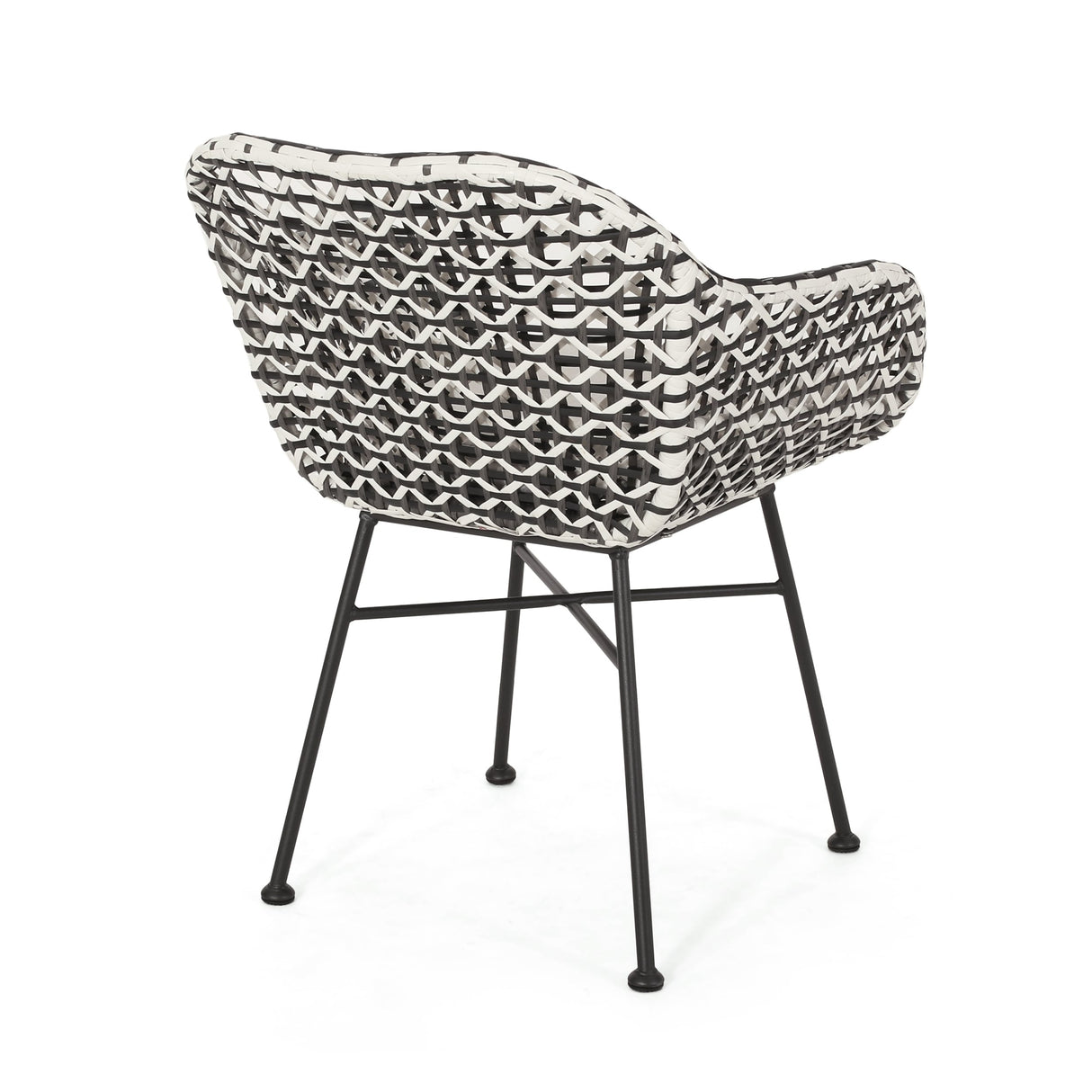 Beulah Outdoor Faux Wicker Chat Set by Christopher Knight Home