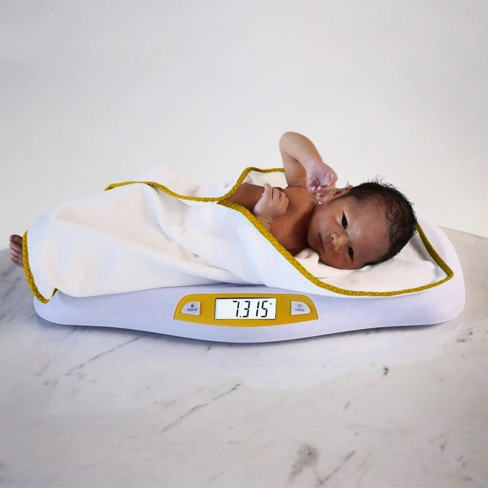 Beurer Digital Baby Scale, Toddler’s Scale, Pet Scale with Comfortable Curving Platform, BY80