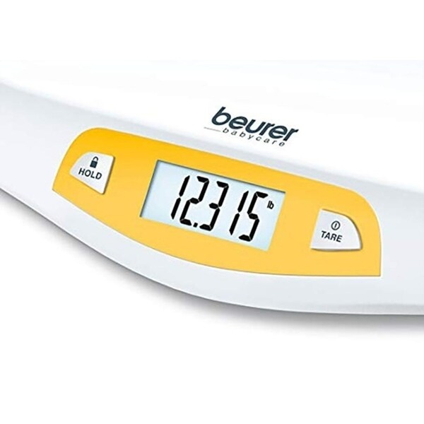 Beurer Digital Baby Scale, Toddler’s Scale, Pet Scale with Comfortable Curving Platform, BY80