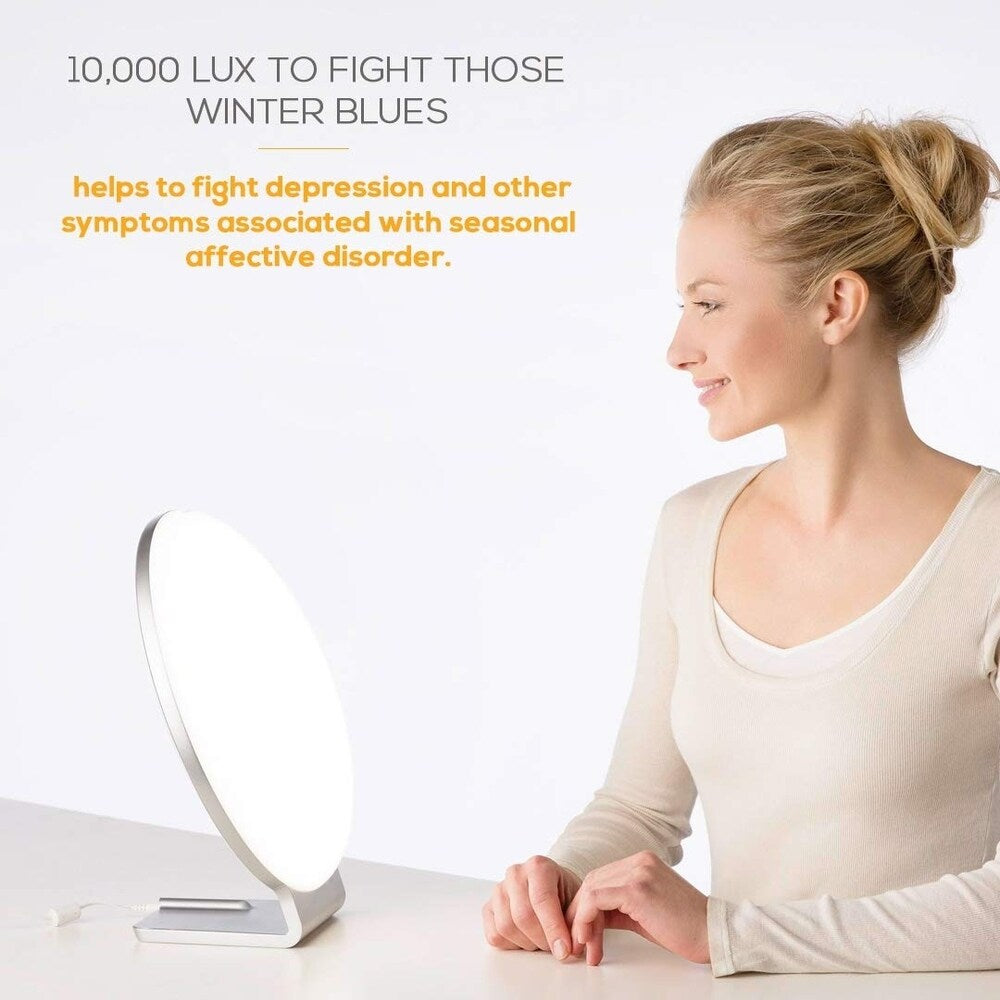 Beurer Light Therapy Lamp SAD Lamp with Natural Bright Sun Light for Seasonal Depression and Vitamin D,