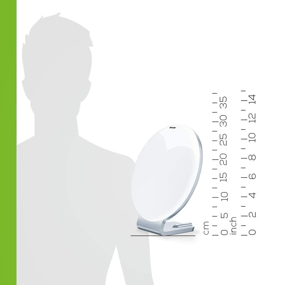 Beurer Light Therapy Lamp SAD Lamp with Natural Bright Sun Light for Seasonal Depression and Vitamin D,