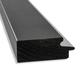 Beveled Bathroom Wall Mirror - Eva Black Silver Frame