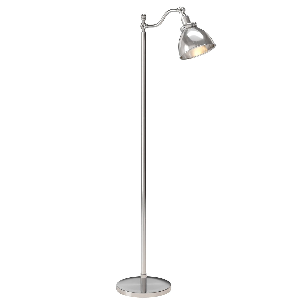 Beverly 65" Tall Floor Lamp with Metal Shade