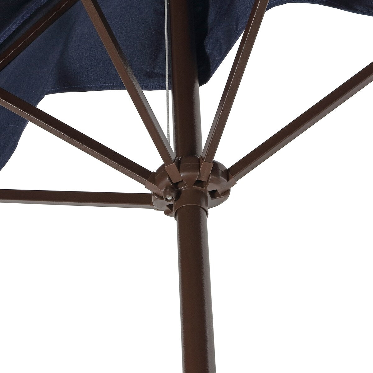Beverly 9 ft. Classic MidCentury Rectangular Half Market Patio Umbrella with Crank, Wind Vent and UV Protection, by JONATHAN Y