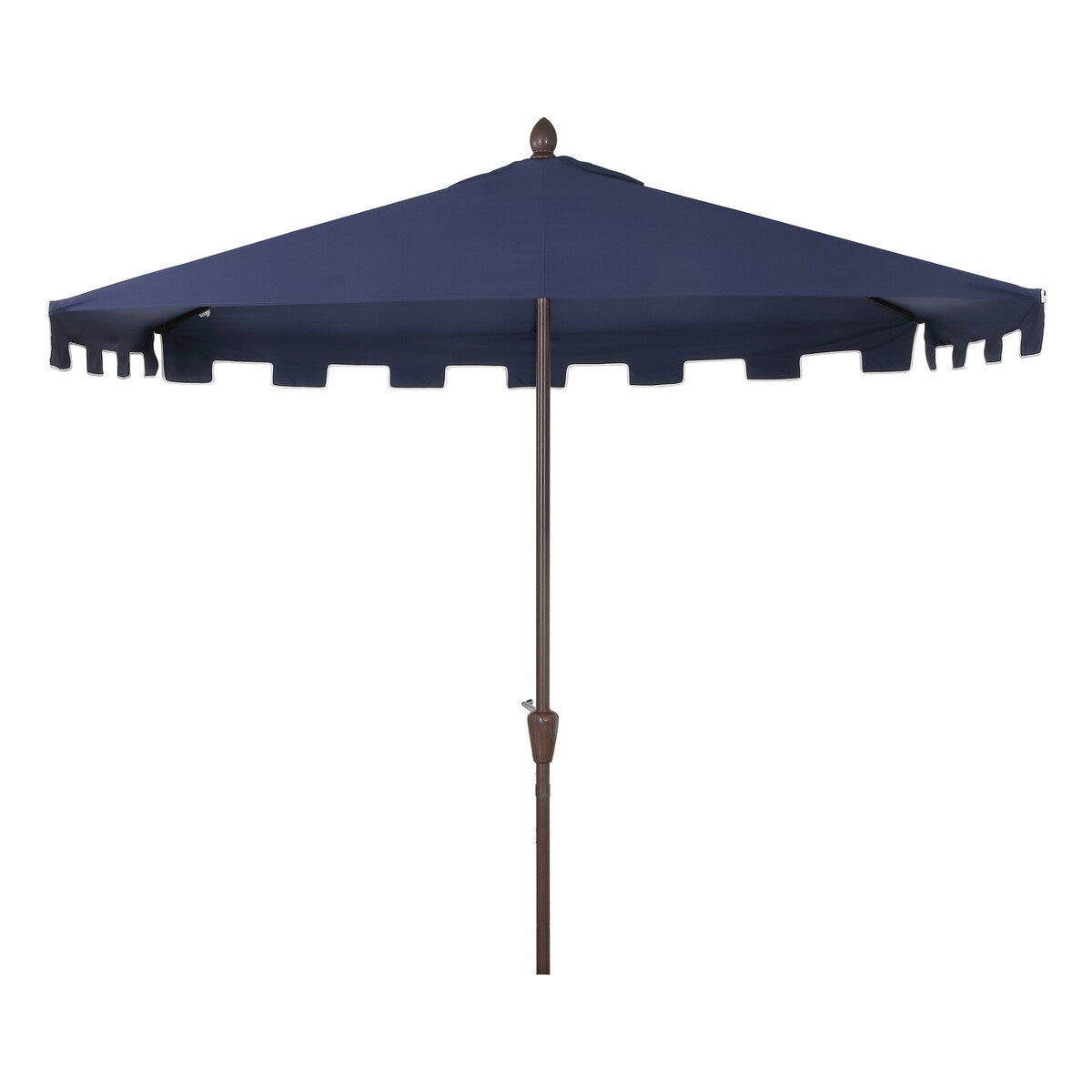 Beverly 9 ft. Classic MidCentury Rectangular Half Market Patio Umbrella with Crank, Wind Vent and UV Protection, by JONATHAN Y