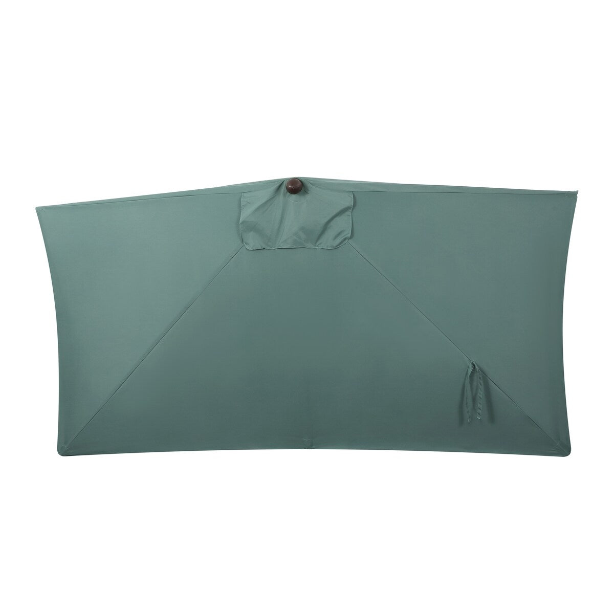Beverly 9 ft. Classic MidCentury Rectangular Half Market Patio Umbrella with Crank, Wind Vent and UV Protection, by JONATHAN Y