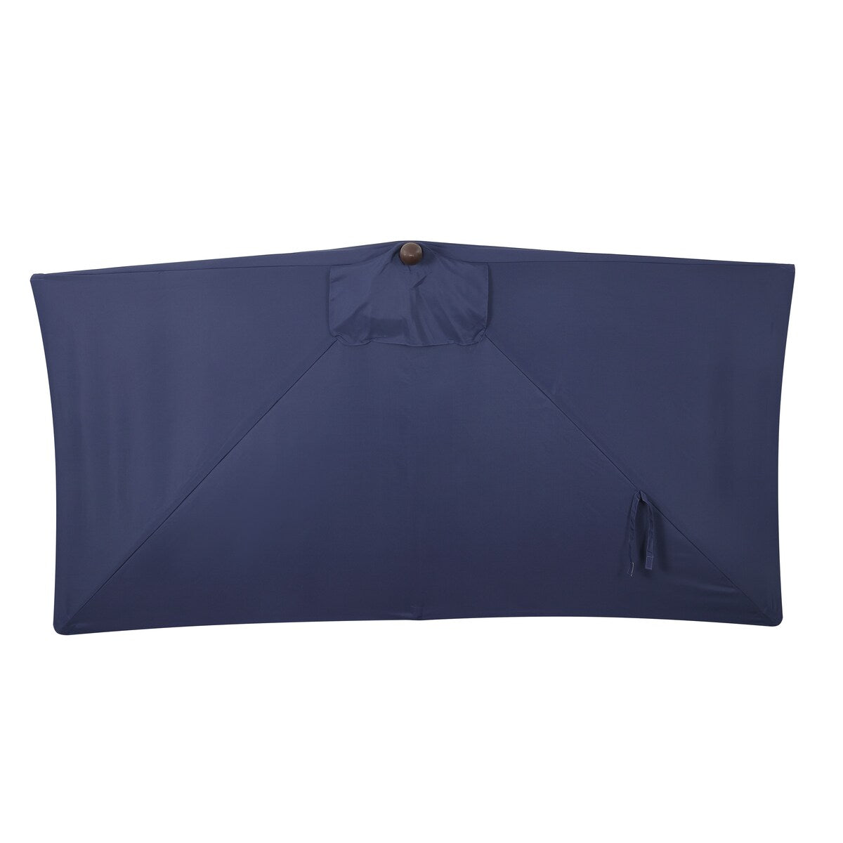 Beverly 9 ft. Classic MidCentury Rectangular Half Market Patio Umbrella with Crank, Wind Vent and UV Protection, by JONATHAN Y