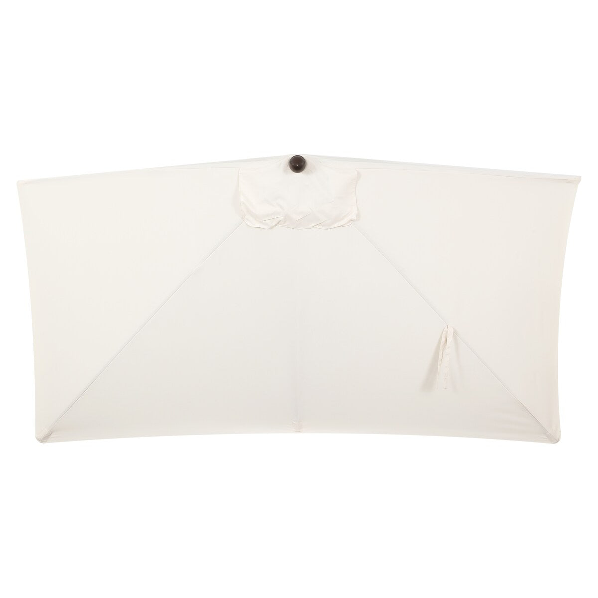 Beverly 9 ft. Classic MidCentury Rectangular Half Market Patio Umbrella with Crank, Wind Vent and UV Protection, by JONATHAN Y