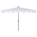 Beverly 9 ft. Classic MidCentury Rectangular Half Market Patio Umbrella with Crank, Wind Vent and UV Protection, by JONATHAN Y