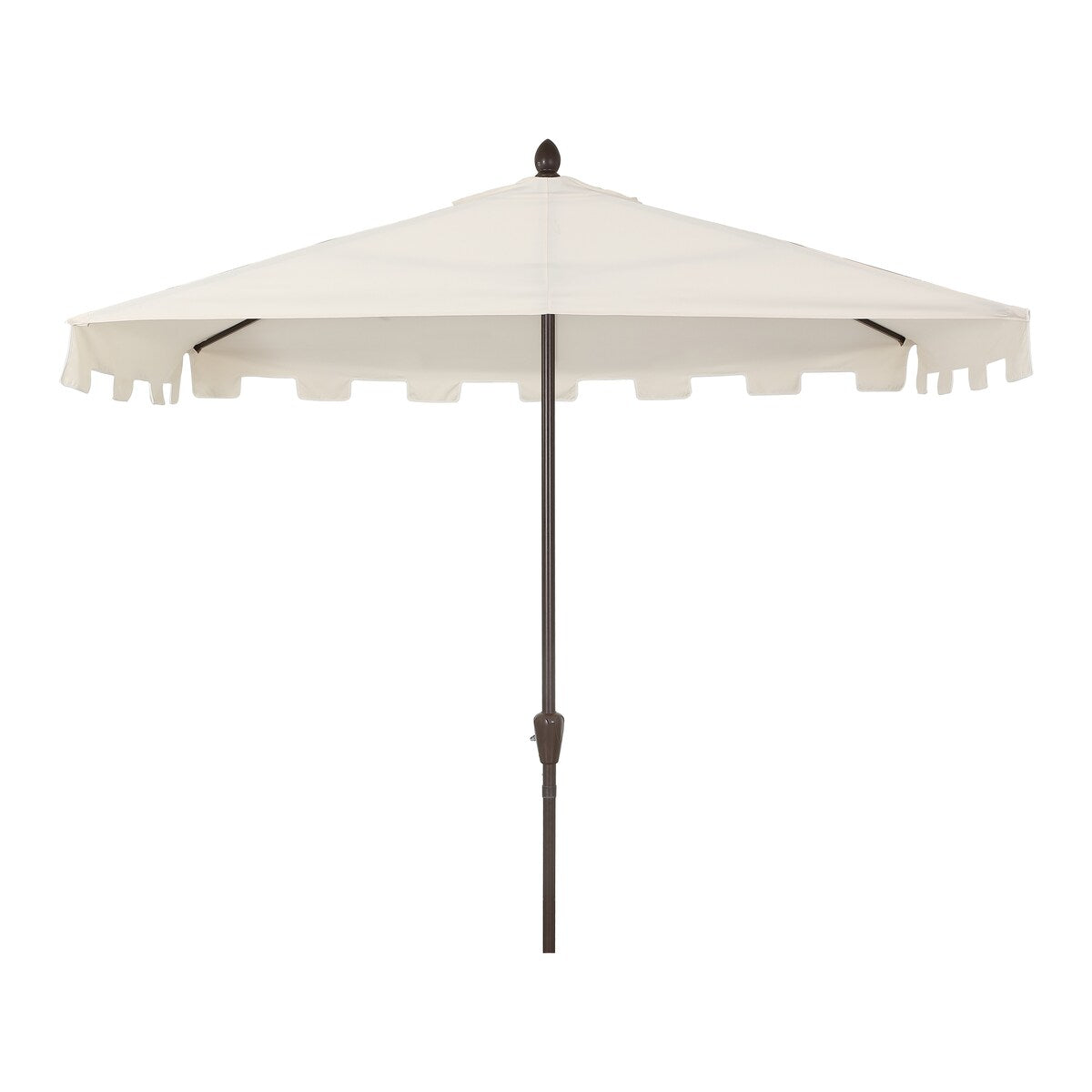 Beverly 9 ft. Classic MidCentury Rectangular Half Market Patio Umbrella with Crank, Wind Vent and UV Protection, by JONATHAN Y