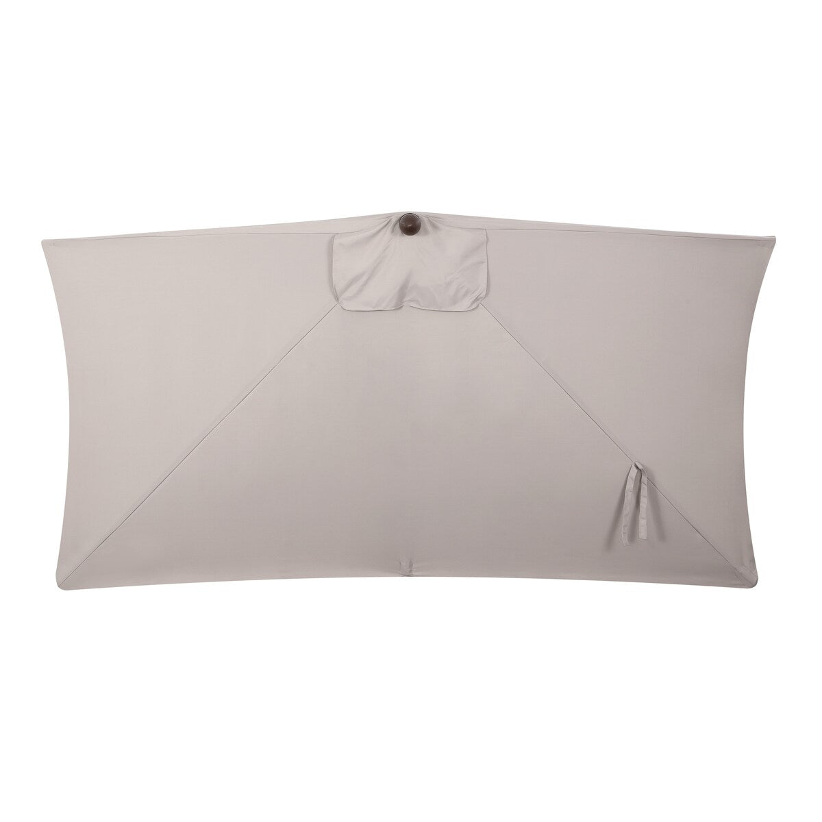 Beverly 9 ft. Classic MidCentury Rectangular Half Market Patio Umbrella with Crank, Wind Vent and UV Protection, by JONATHAN Y